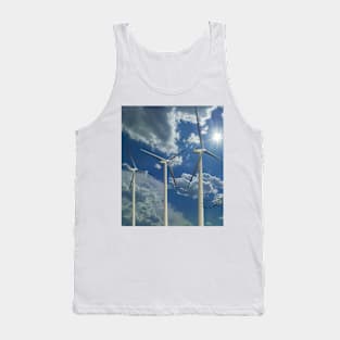 3 Wind Turbines Tank Top